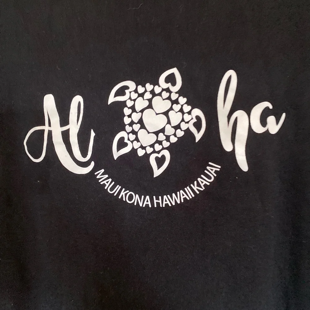Gilden extra large hundred percent cotton, aloha, graphic tee - Picture 2 of 6